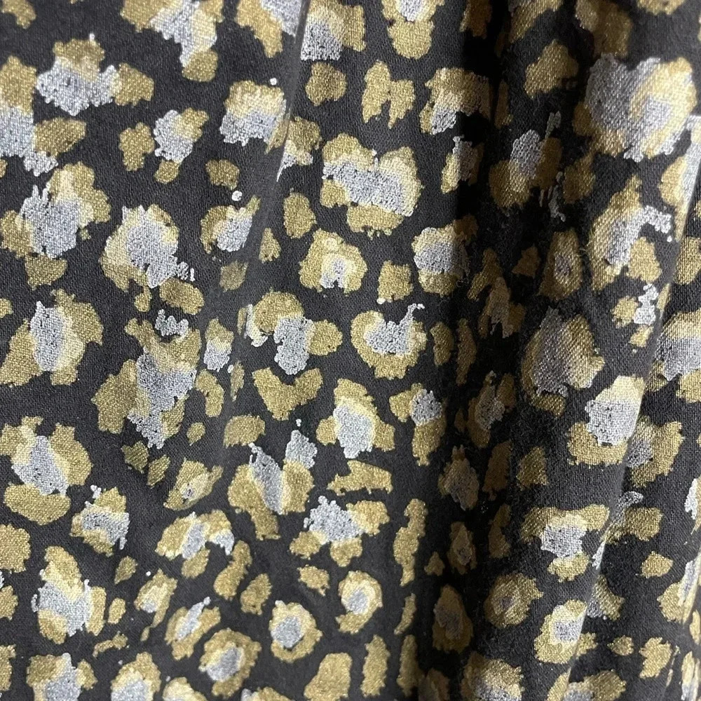 VTG BIS BIS by Gene Ewing Paris-Beverly Hills Animal Print Tufted Midi Skirt - Picture 2 of 5